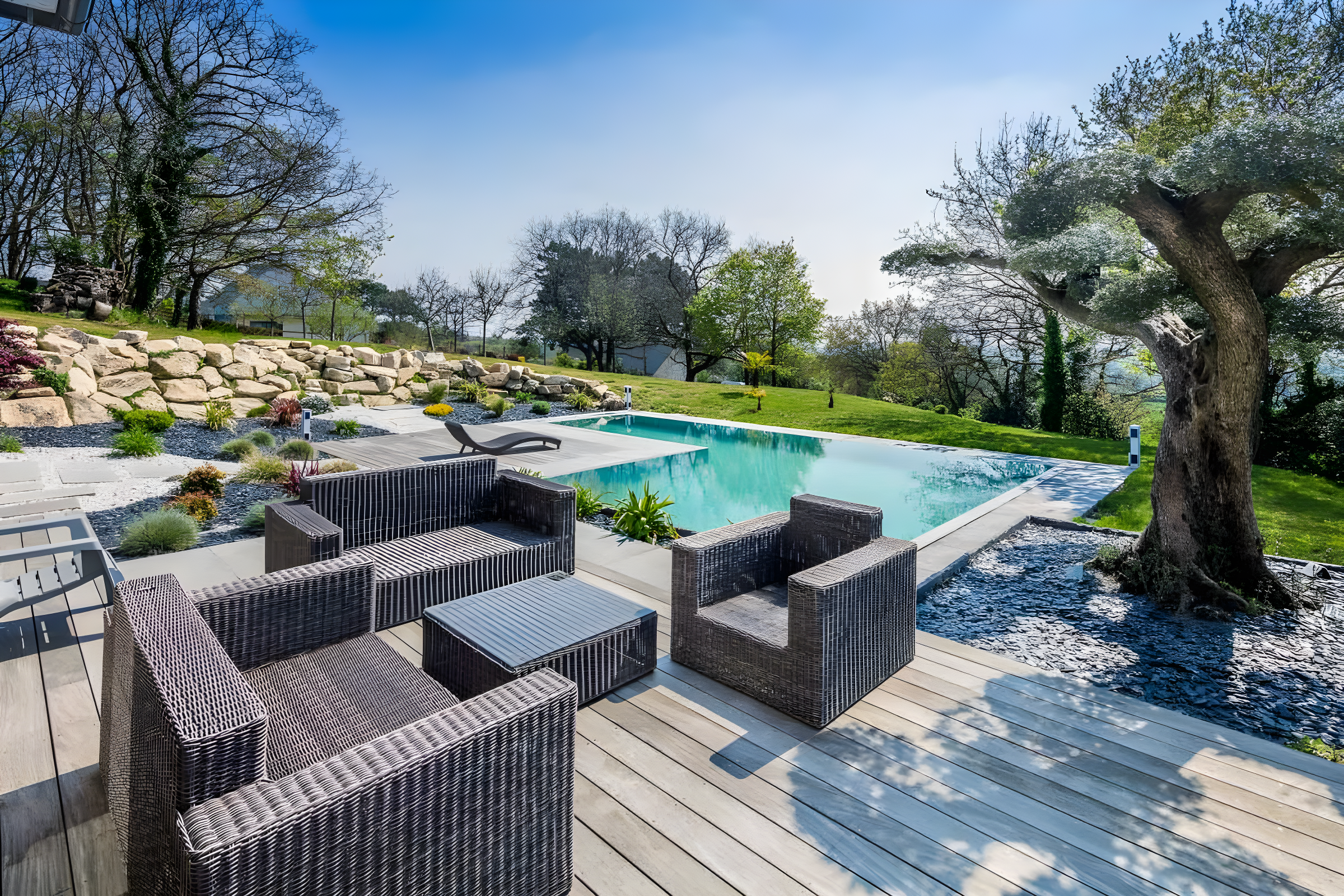 Crea Piscine 35 Construction Piscine A Rennes Et Saint Malo SALON ESPRIT MAISON ESPRIT JARDIN 1